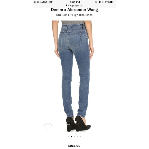 t by alexander wang jeans